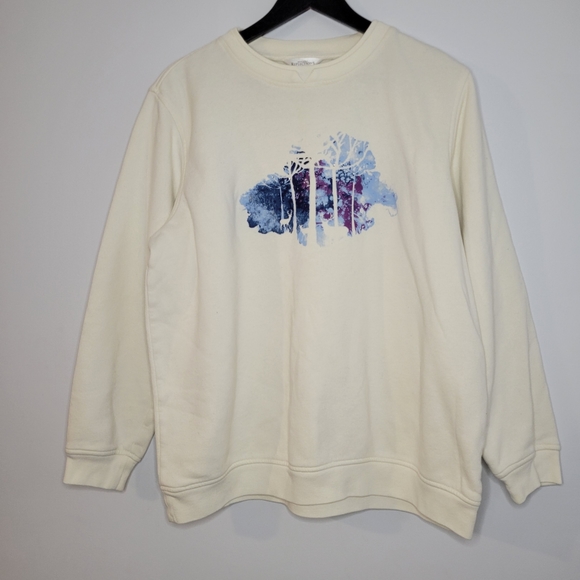 Northern reflections women's crew neck pullover sweatshirt - Picture 10 of 10